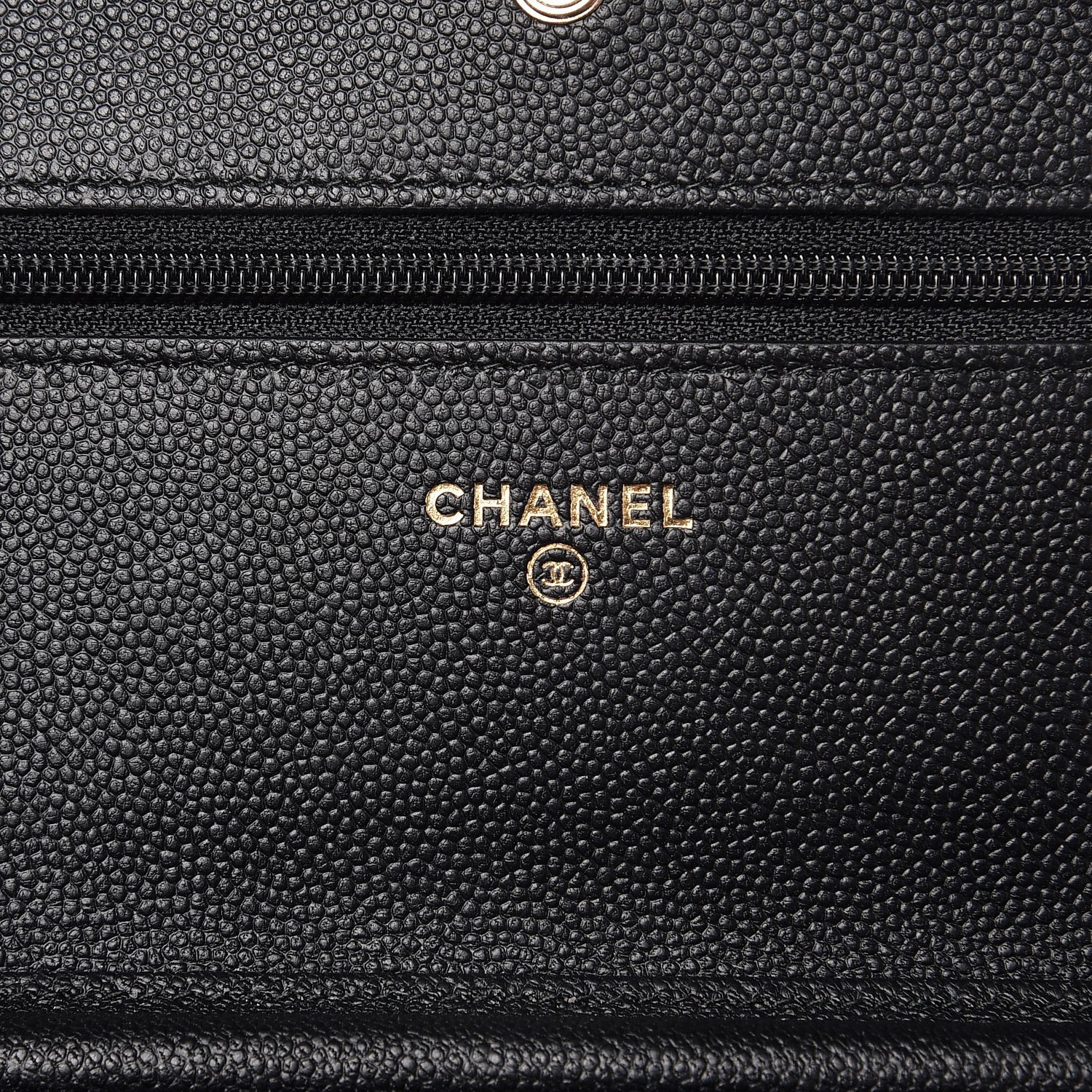 Chanel Caviar Quilted Boy Wallet On Chain WOC Black 6 of 9