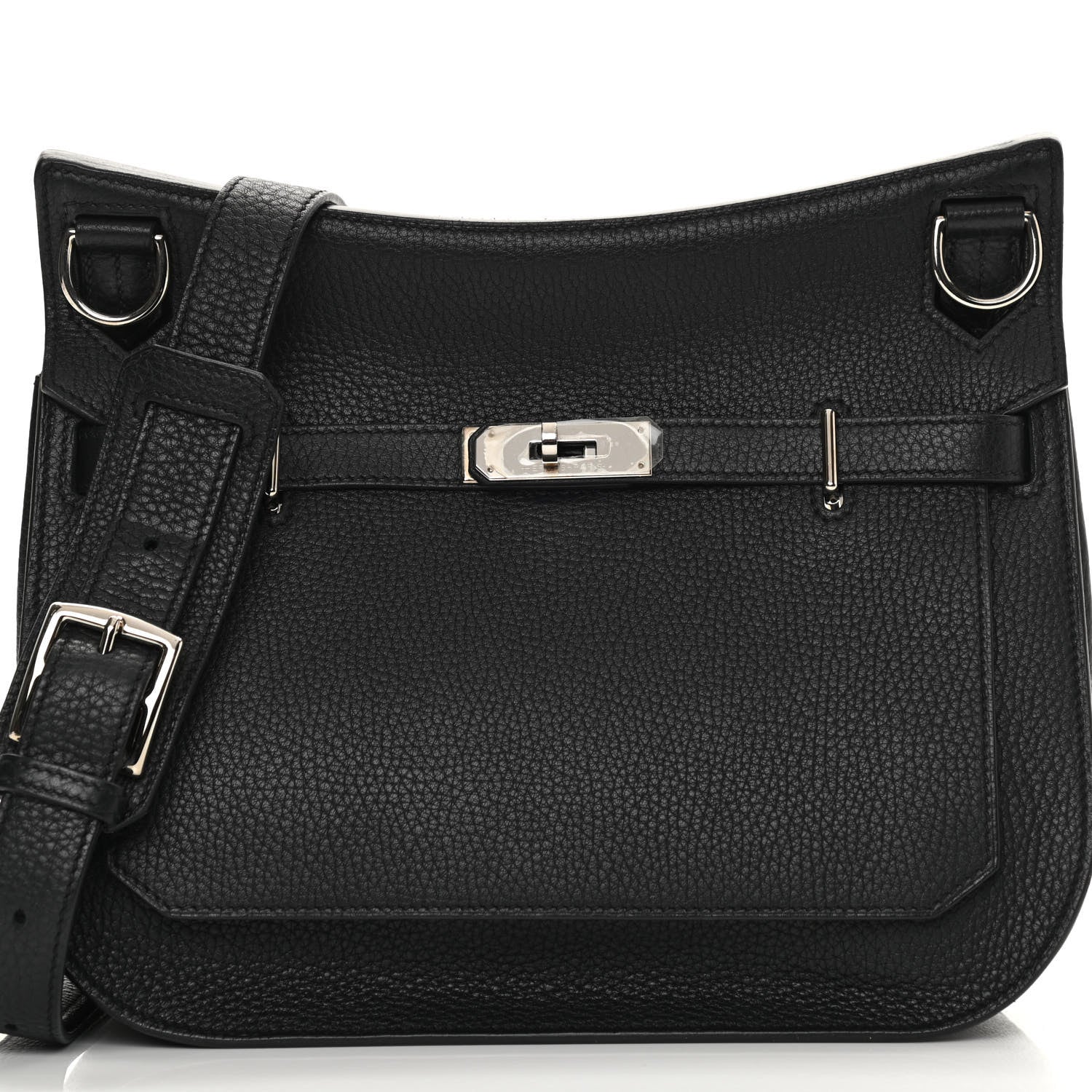 Hermes Taurillon Clemence Jypsiere 28 Black 8 of 11