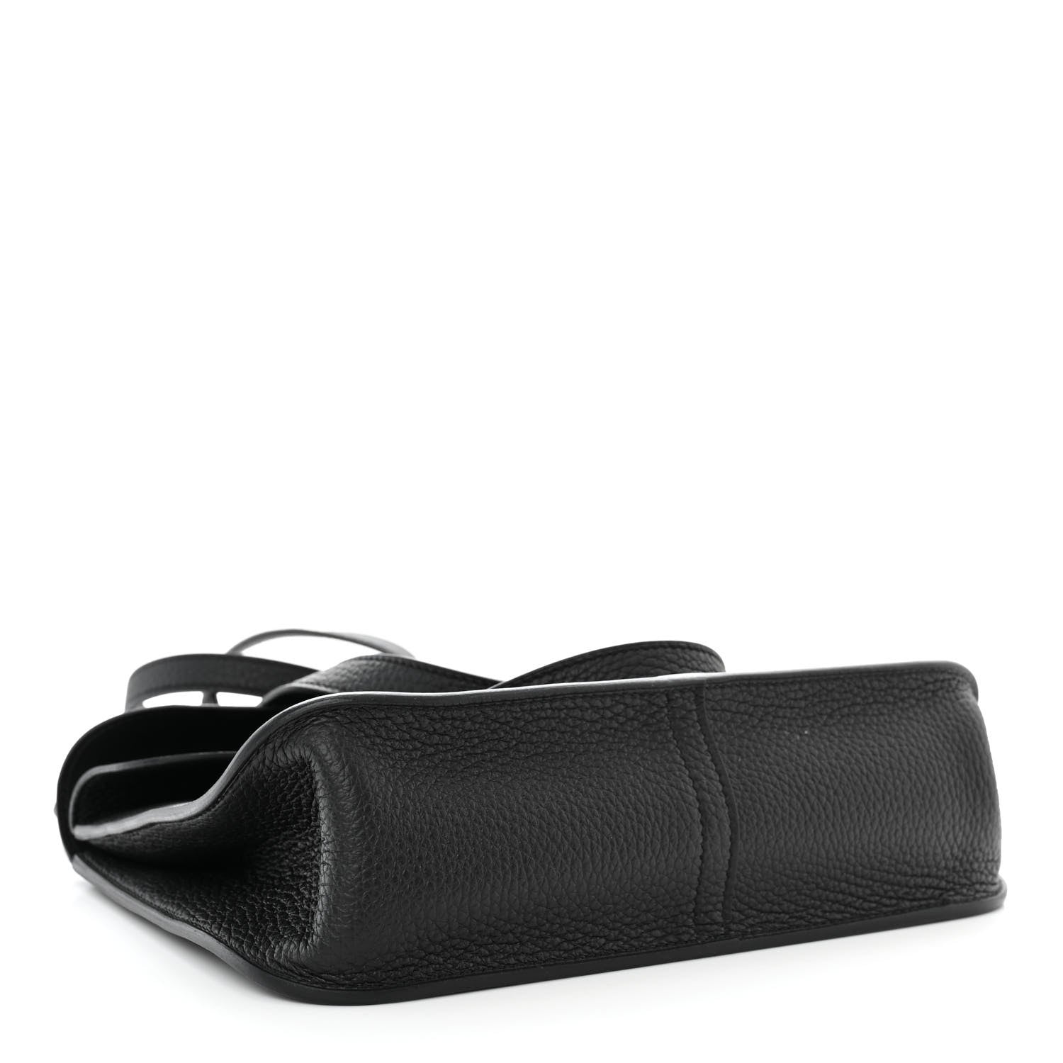 Hermes Taurillon Clemence Halzan 25 Black 5 of 11