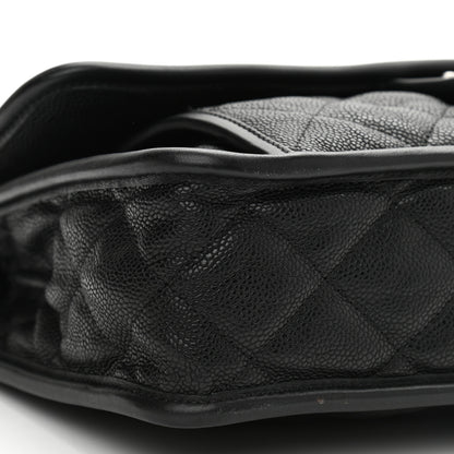 Chanel Caviar Quilted Medium French Riviera Flap Black 9 of 12