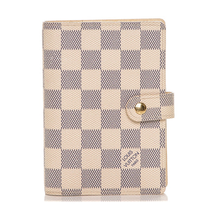 Louis Vuitton Damier Azur Small Ring Agenda Cover 1 of 6