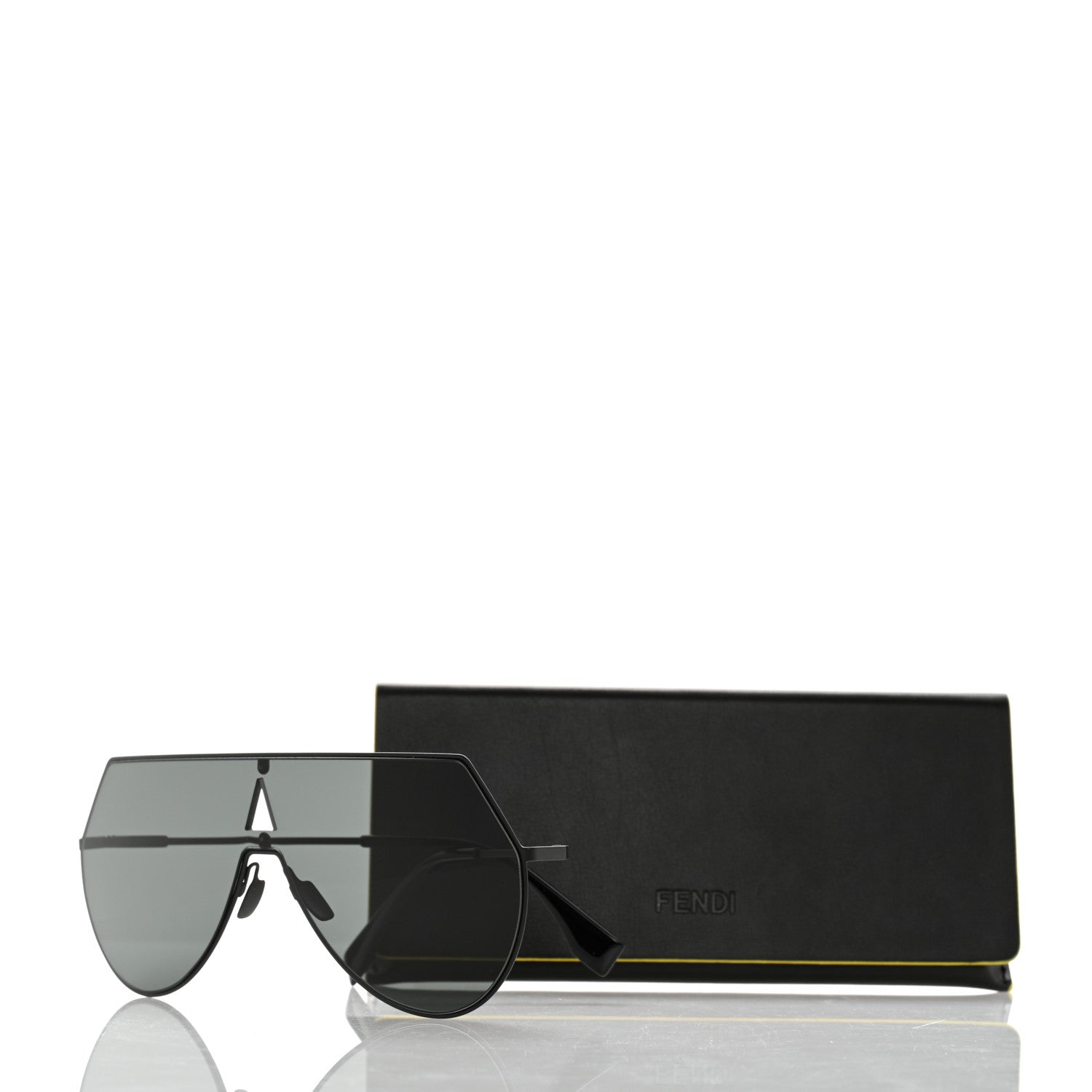 Fendi Metal Mirrored Eyeline Sunglasses FF 0193/S Black 8 of 8