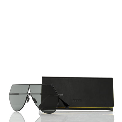 Fendi Metal Mirrored Eyeline Sunglasses FF 0193/S Black 8 of 8