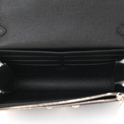 Louis Vuitton Epi Twist Chain Wallet Black 5 of 8