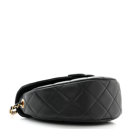 Chanel Caviar Quilted Small Messenger Flap Black 4 of 11
