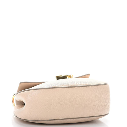 Chloe Grained Lambskin Drew Shoulder Bag Abstract White 4 of 11