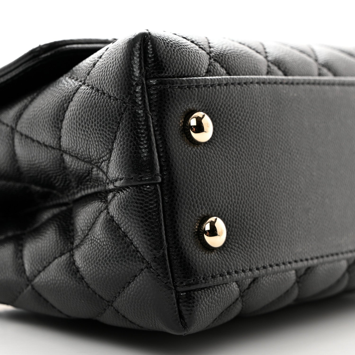 Chanel Caviar Quilted Mini Coco Handle Flap Black 9 of 10