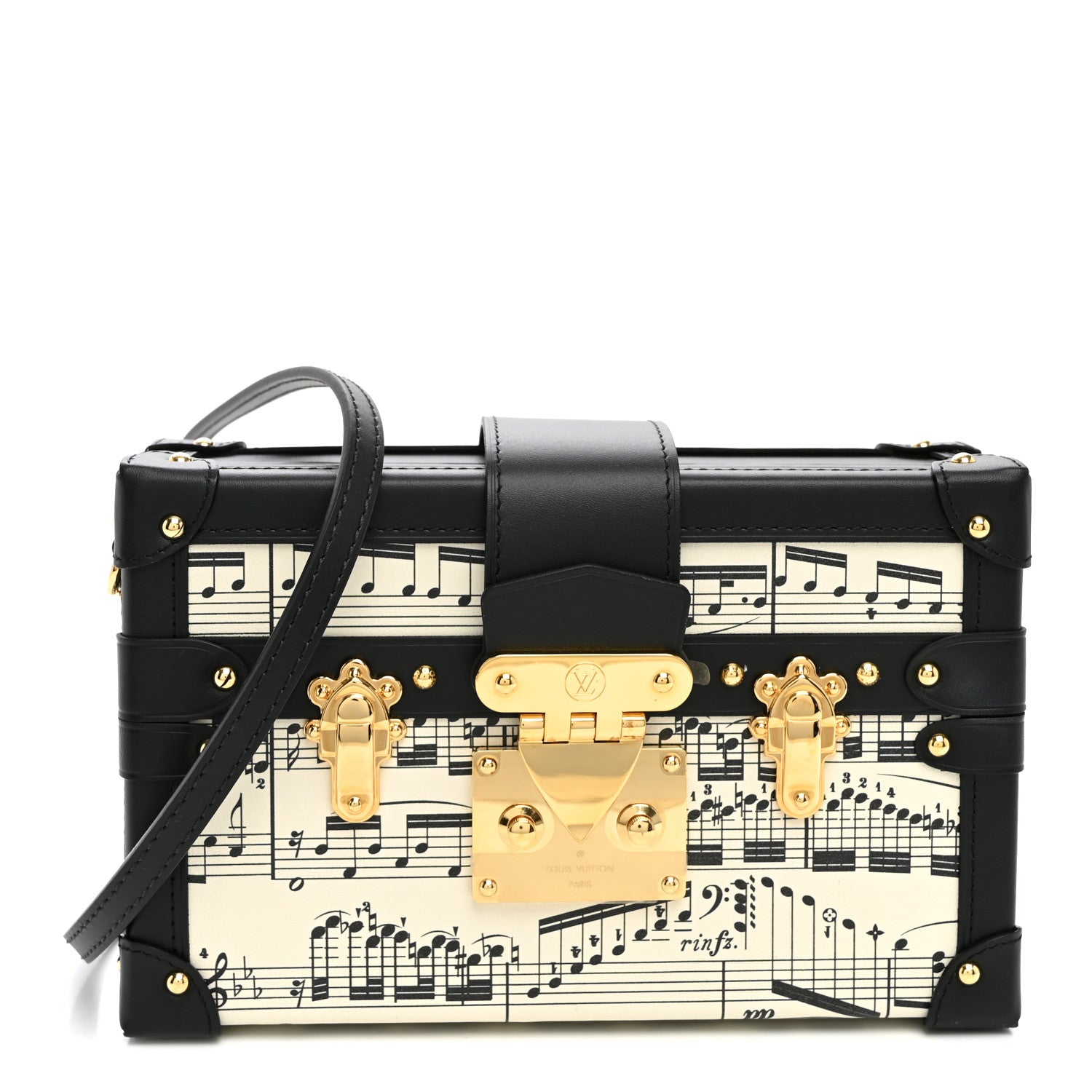 Louis Vuitton Calfskin LV Symphony Petite Malle White Black 1 of 9