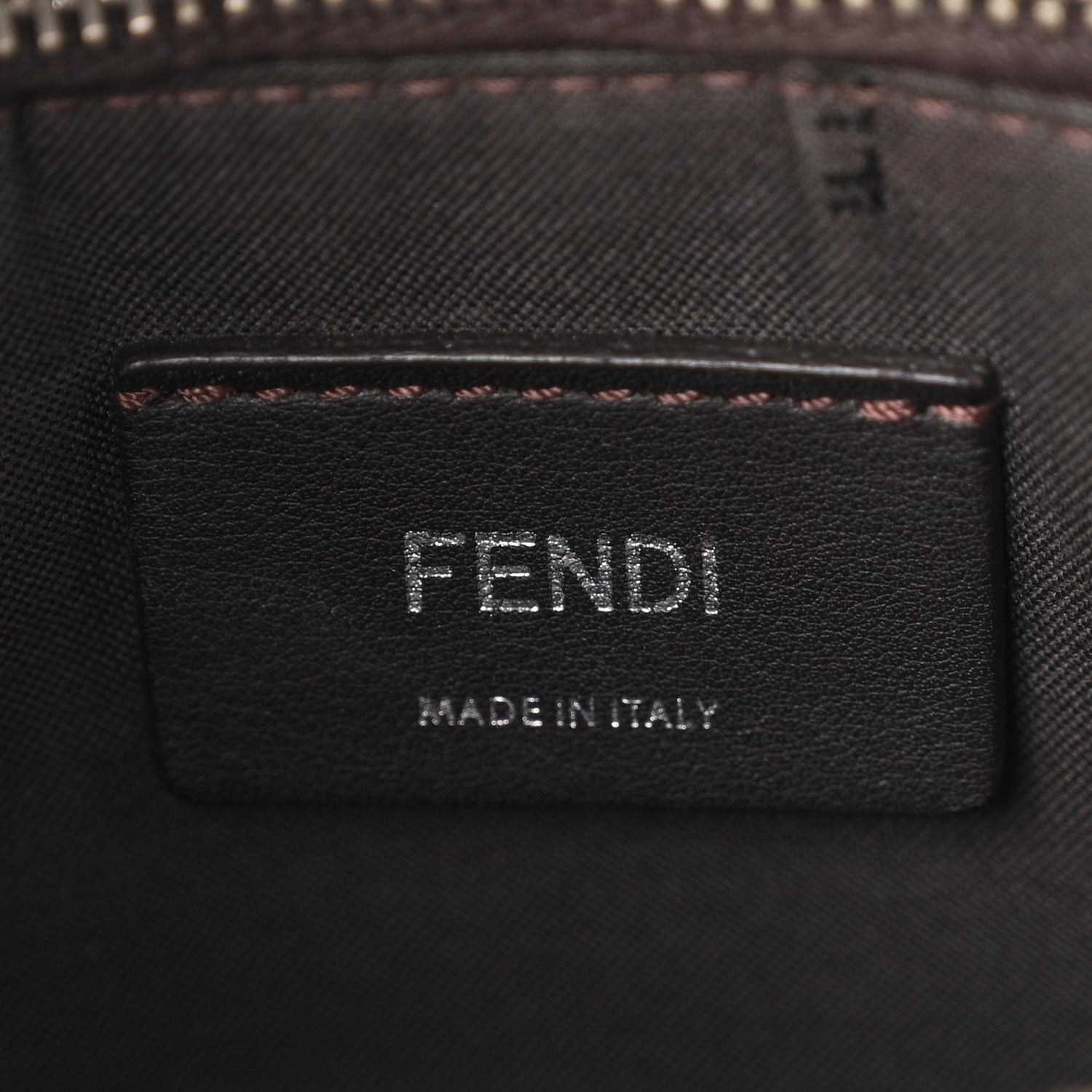 Fendi Vitello Dolce Pearl Scalloped Studded Medium By The Way Boston Bag Grigio Perla 6 of 10