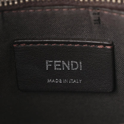 Fendi Vitello Dolce Pearl Scalloped Studded Medium By The Way Boston Bag Grigio Perla 6 of 10