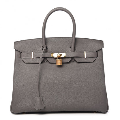 Hermes Togo Birkin 35 Etain 1 of 11