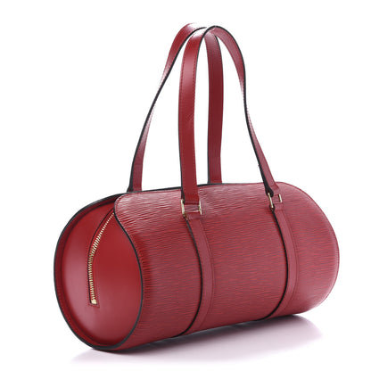 Louis Vuitton Epi Soufflot Castillan Red 2 of 8