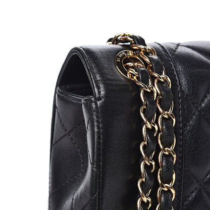 Chanel Sheepskin Quilted Vintage Mademoiselle Flap Black 8 of 22