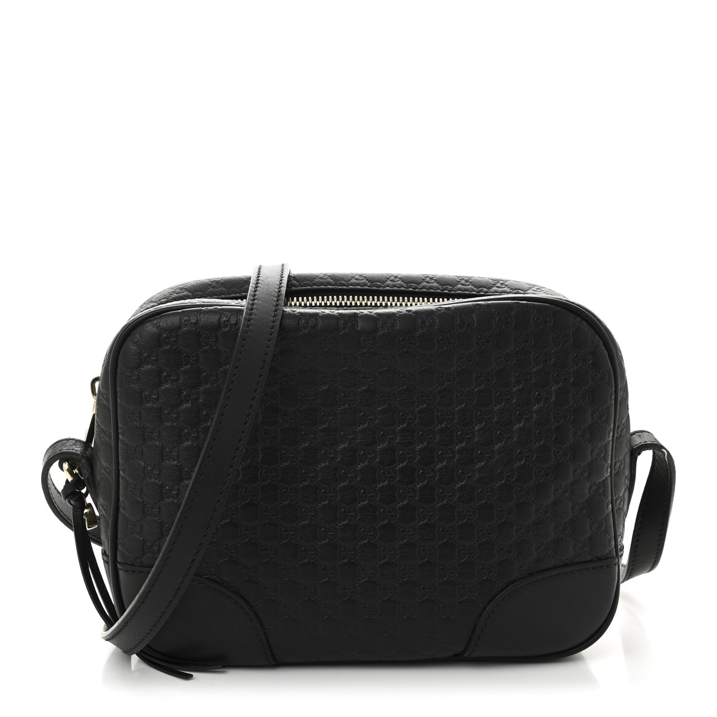 Microguccissima Mini Bree Messenger Bag Black
