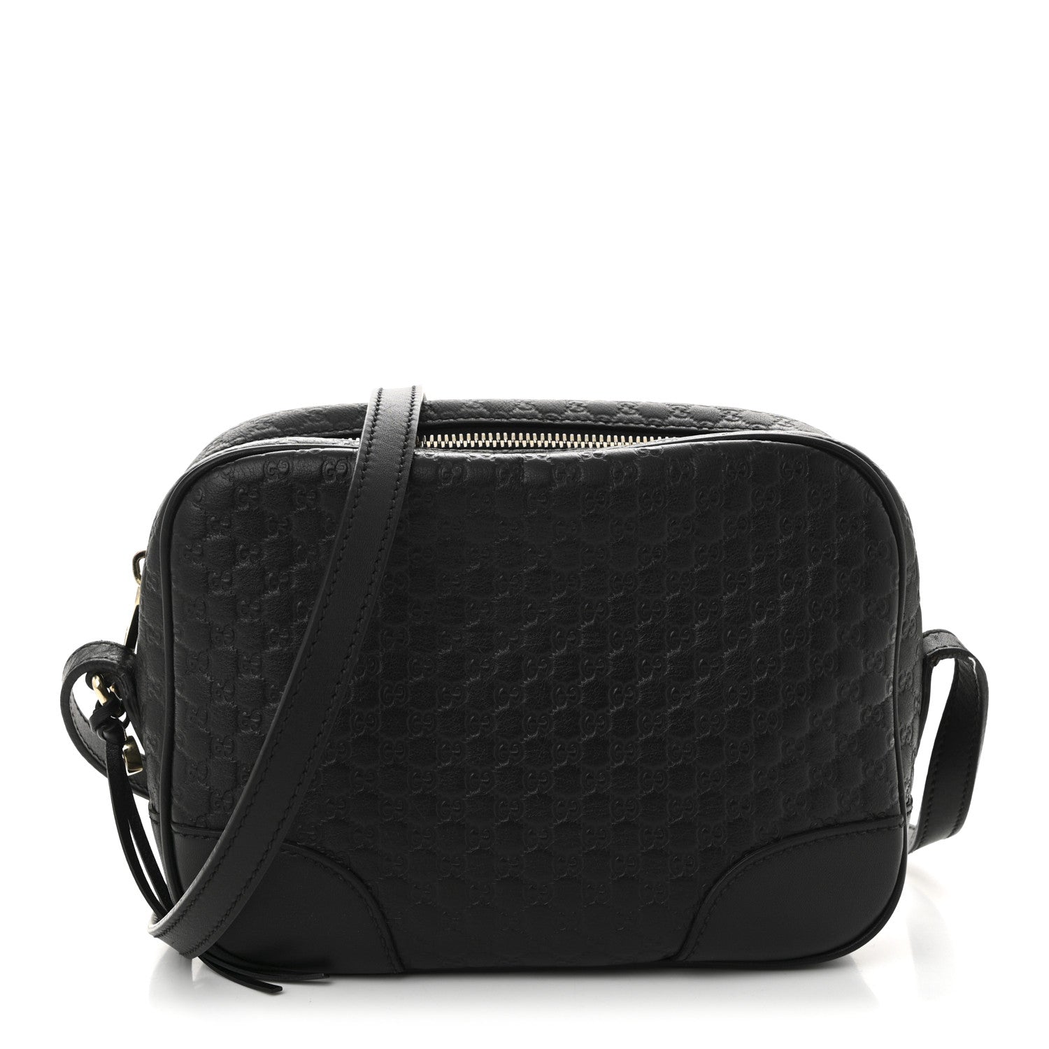 Gucci Microguccissima Mini Bree Messenger Bag Black 1 of 12