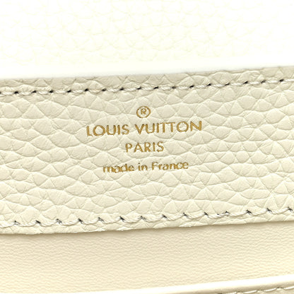Louis Vuitton Taurillon Ayers Capucines Mini White Snow White 6 of 9