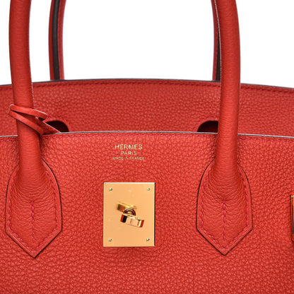 Hermes Togo Birkin 30 Geranium 18 of 31