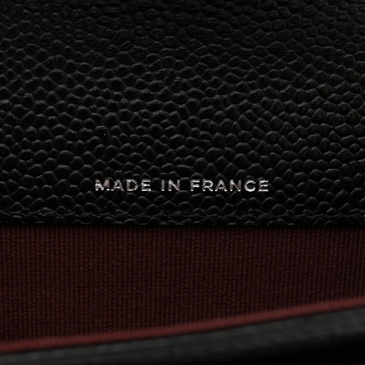 Caviar Quilted Flap Card Holder Wallet Black