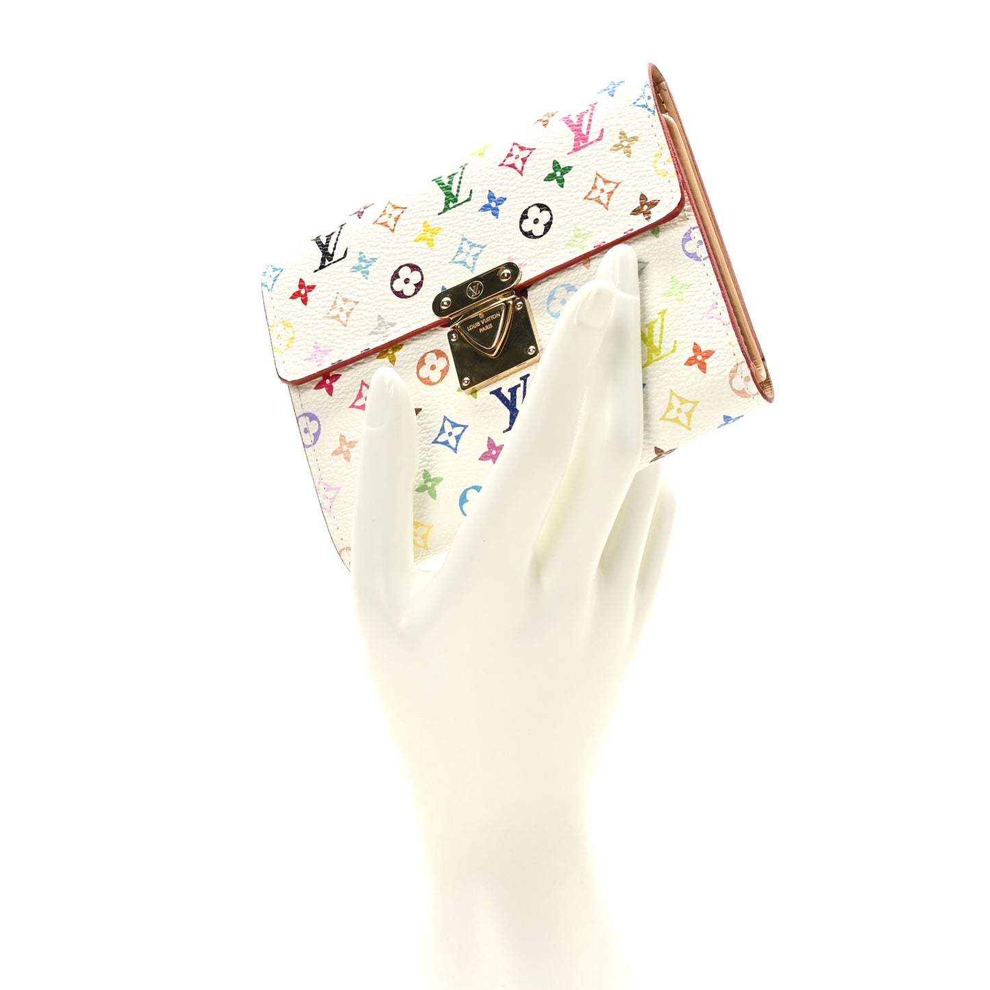 Monogram Multicolor Koala Wallet White