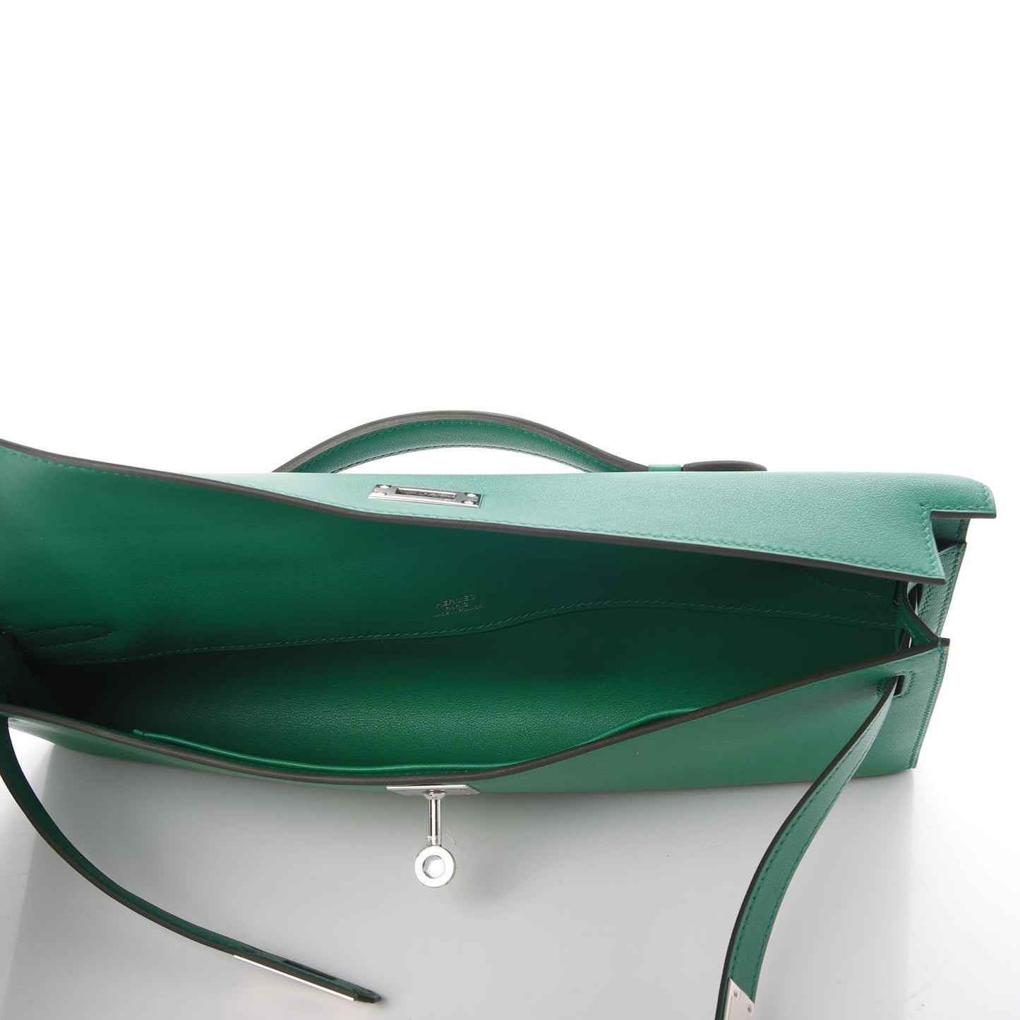 Swift Kelly Cut Clutch Pochette Vert Vertigo