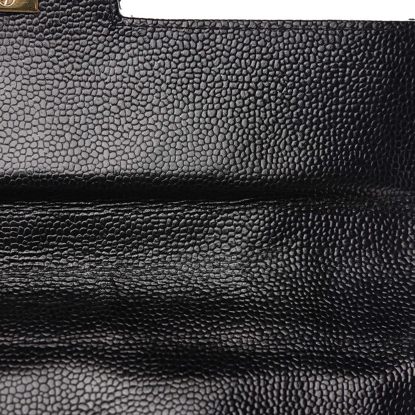 Caviar Quilted Medium Single Flap Black