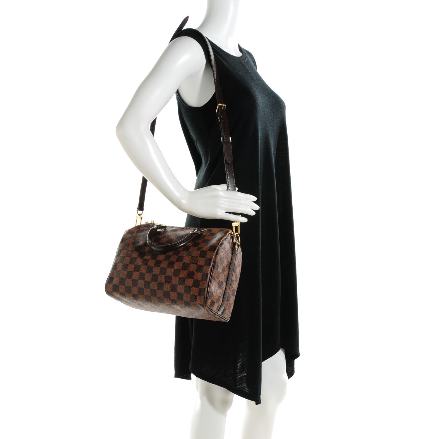 Louis Vuitton Damier Ebene Speedy Bandouliere 25 2 of 7