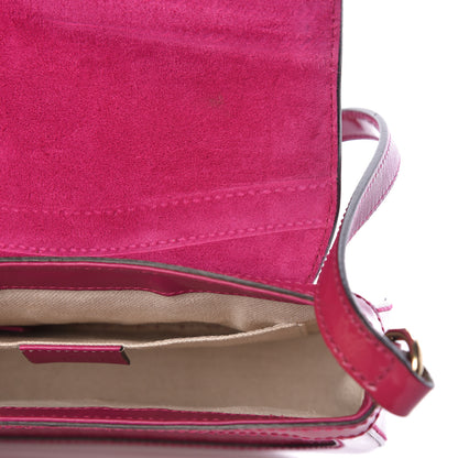 Gucci Patent Microguccissima Small Nice Messenger Bag Bright Bouganville 13 of 19