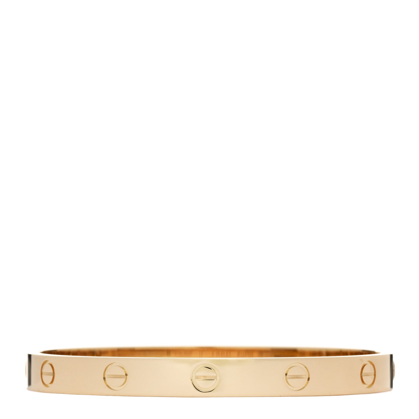 18K Yellow Gold LOVE Bracelet 17
