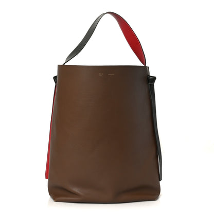 Celine Shiny Smooth Calfskin Twisted Cabas Camel Tan 1 of 14