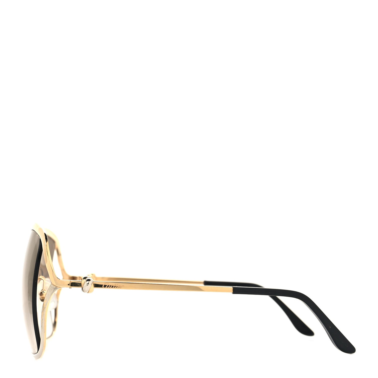 Cartier Metal Trinity Sunglasses CT0225S 001 Gold Silver 3 of 8