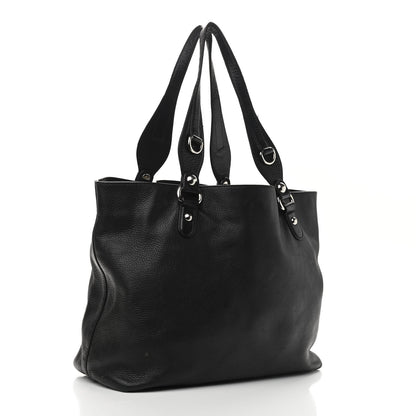 Gucci Calfskin Medium Icon Bit Tote Black 3 of 17
