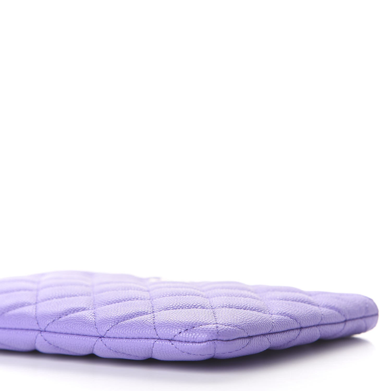 Chanel Caviar Quilted Small Zipped Pouch Purple 8 of 9