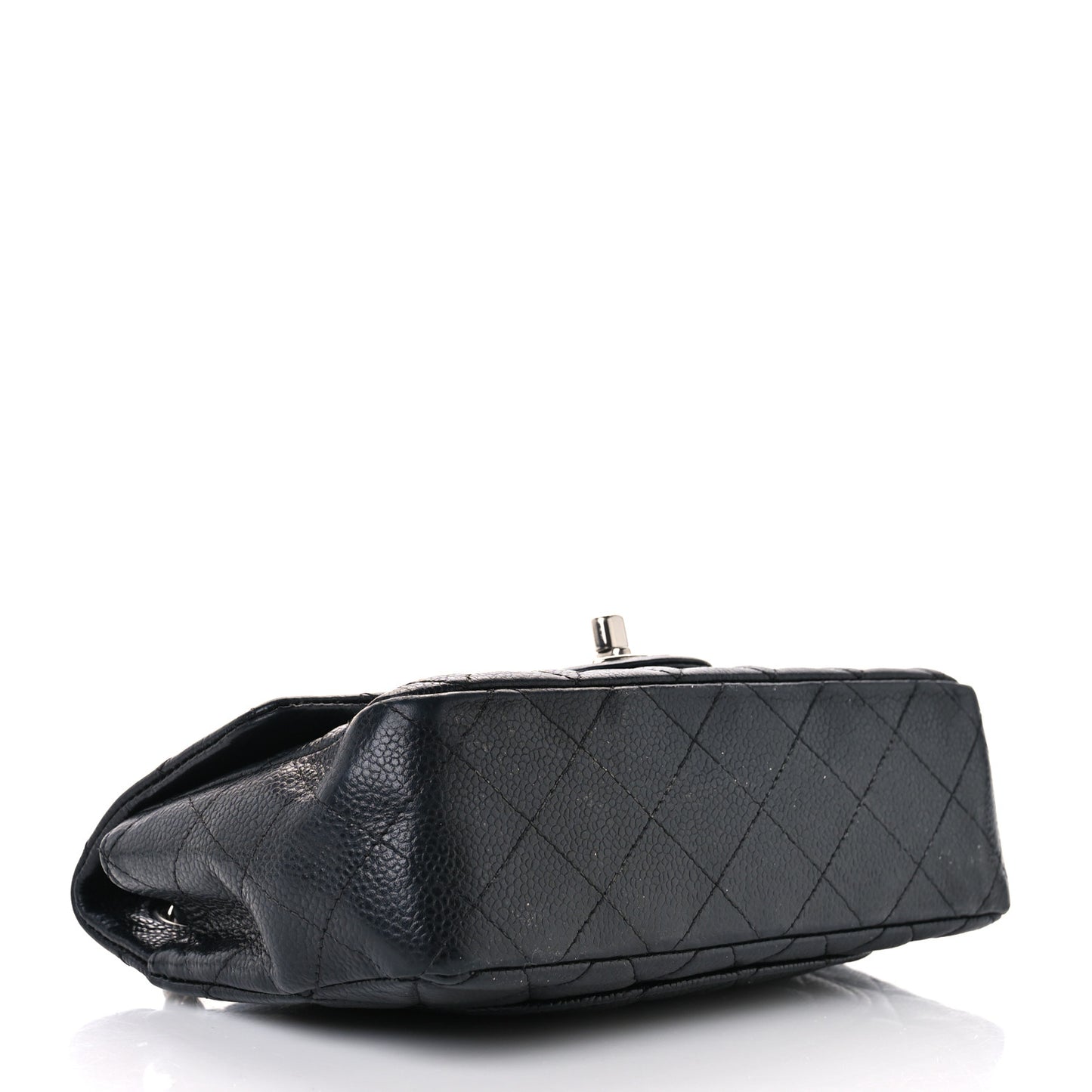 Caviar Quilted Mini Rectangular Flap Black
