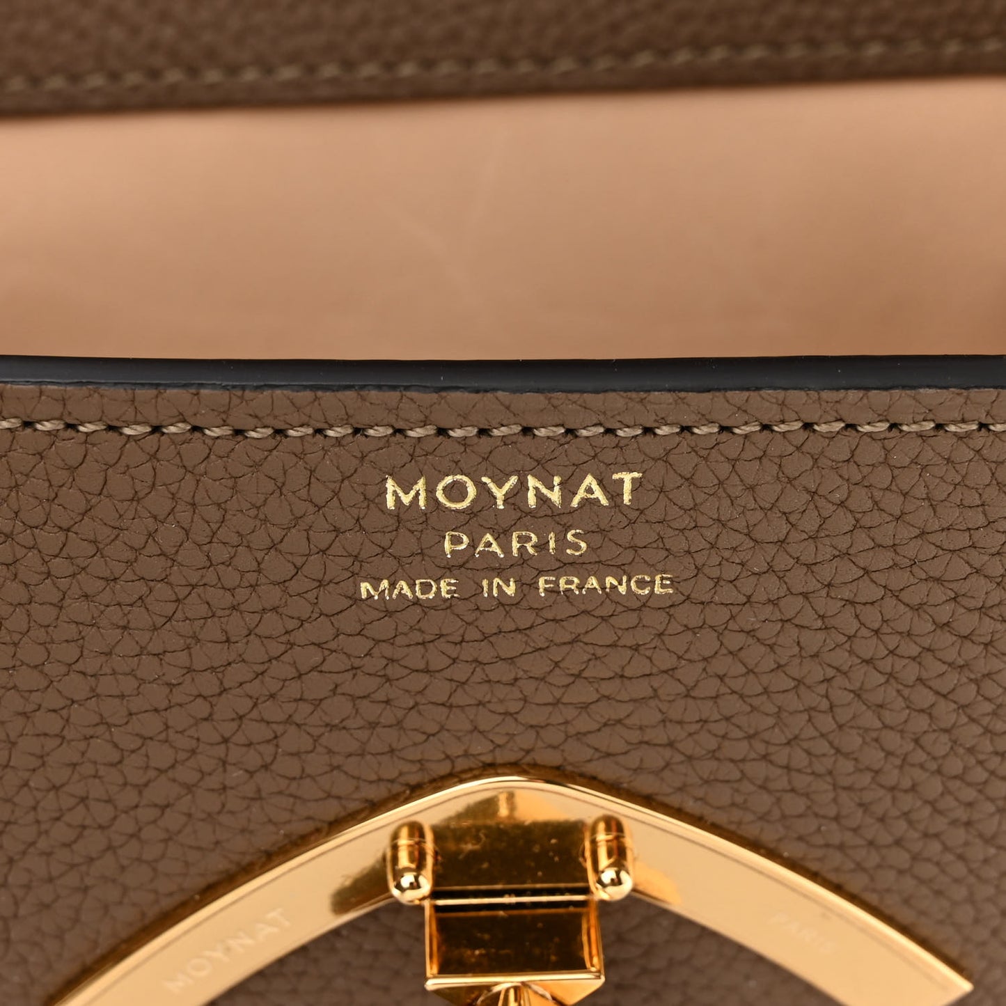 Taurillon Blush Calfskin Gabby BB Taupe