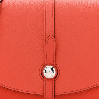 Moynat Carat Calfskin Madeleine Bag Coral Zinc 7 of 12