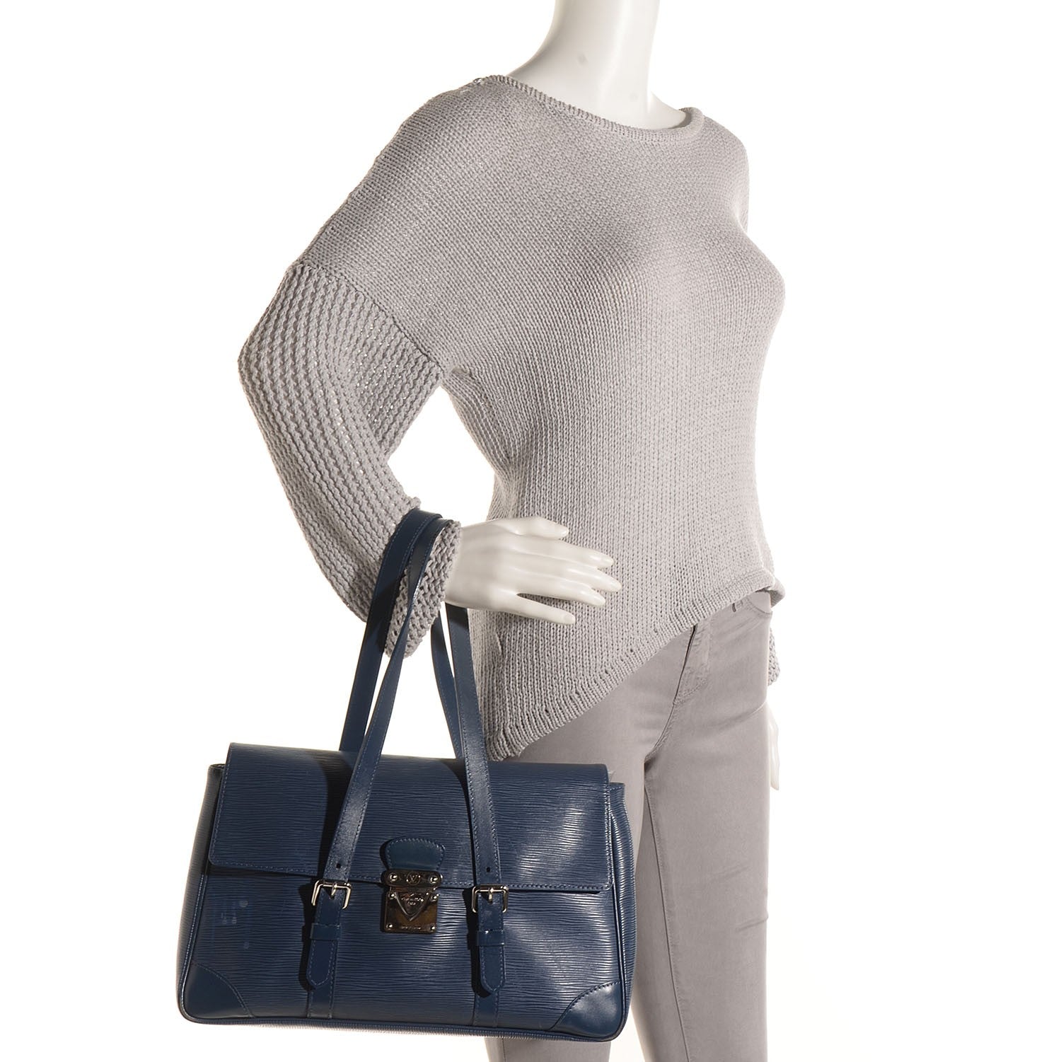 Louis Vuitton Epi Segur MM Myrtille 2 of 9