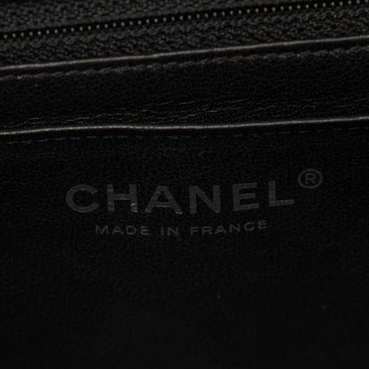Chanel Crumpled Calfskin Quilted Mini Rectangular Flap So Black 7 of 8