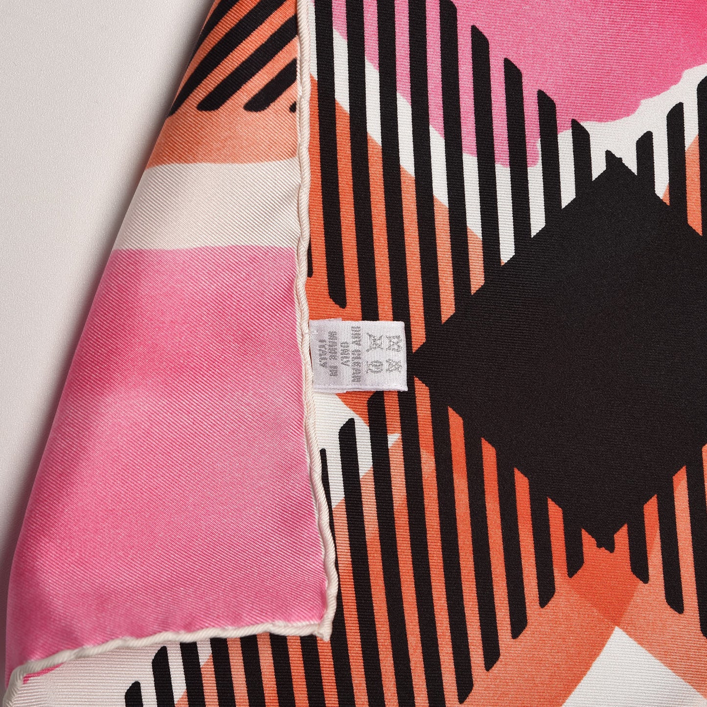Silk Nova Check Abstract Scarf Multicolor