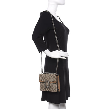 Gucci GG Supreme Monogram Mini Dionysus Shoulder Bag Taupe 2 of 13