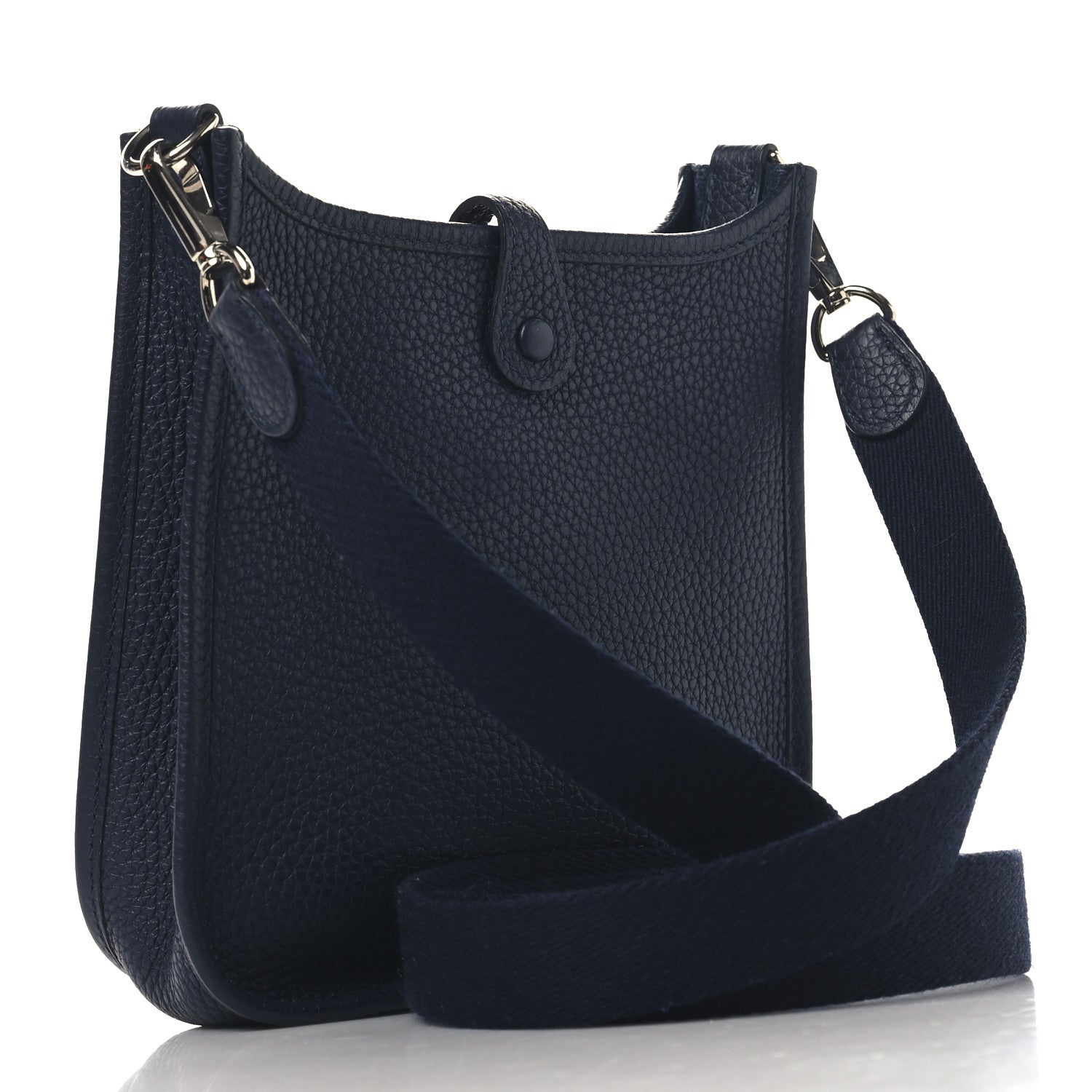 Hermes Taurillon Clemence Evelyne TPM Bleu Nuit 3 of 10