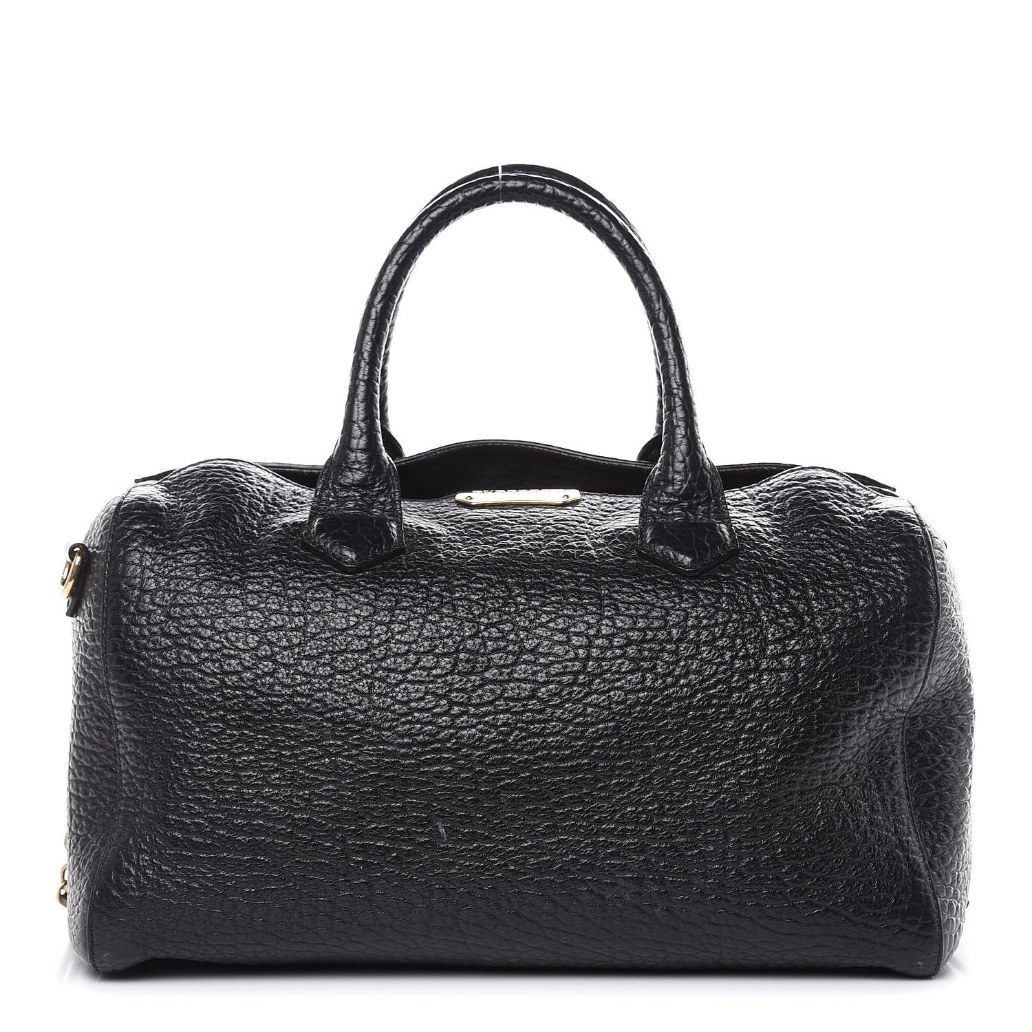 Burberry Heritage Grain Medium Alchester Bowling Bag Black 1 of 14