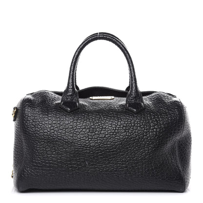 Burberry Heritage Grain Medium Alchester Bowling Bag Black 1 of 14