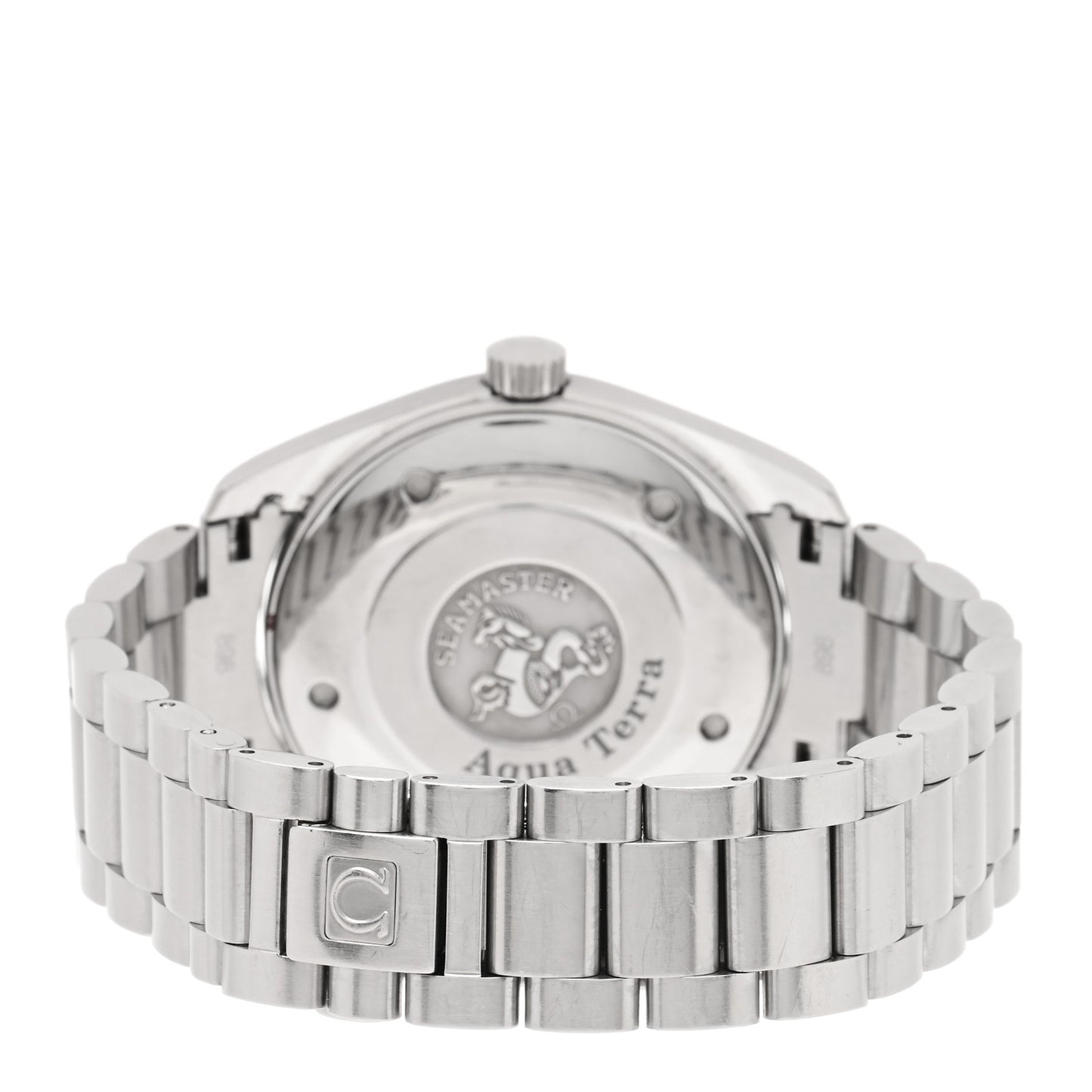 Stainless Steel 39mm Seamaster Aqua Terra Quartz Watch Blue 2517.80