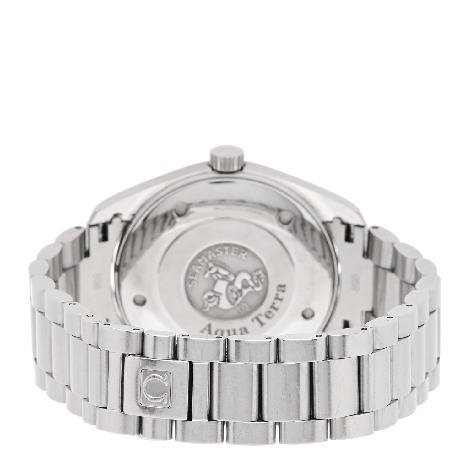 Omega Stainless Steel 39mm Seamaster Aqua Terra Quartz Watch Blue 2517.80 3 of 4