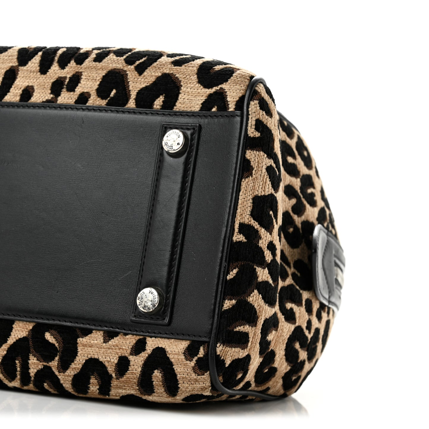 Jacquard Velvet Leopard Print Stephen Sprouse Speedy