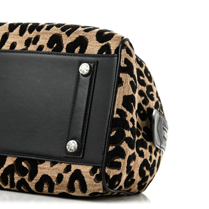 Louis Vuitton Jacquard Velvet Leopard Print Stephen Sprouse Speedy 10 of 12