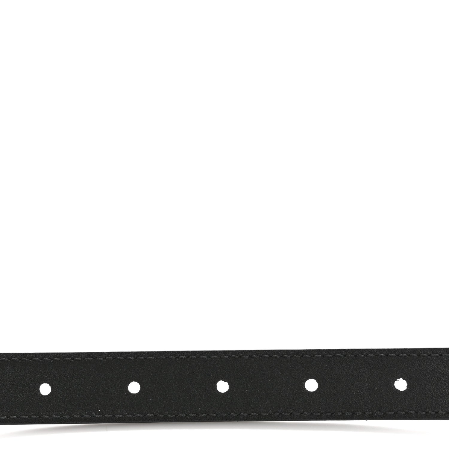 Gucci Calfskin Pearl Double G 20mm Belt 90 36 Black Cream 4 of 7