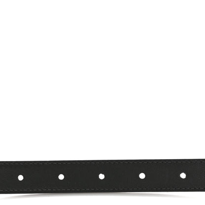 Gucci Calfskin Pearl Double G 20mm Belt 90 36 Black Cream 4 of 7