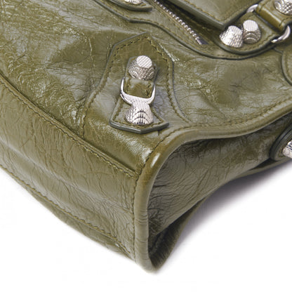 Balenciaga Agneau Giant 12 Gold Hardware Mini City Olive 4 of 8