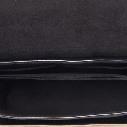 Louis Vuitton Soft Calfskin My Lockme Top Handle Vanille Black 4 of 11